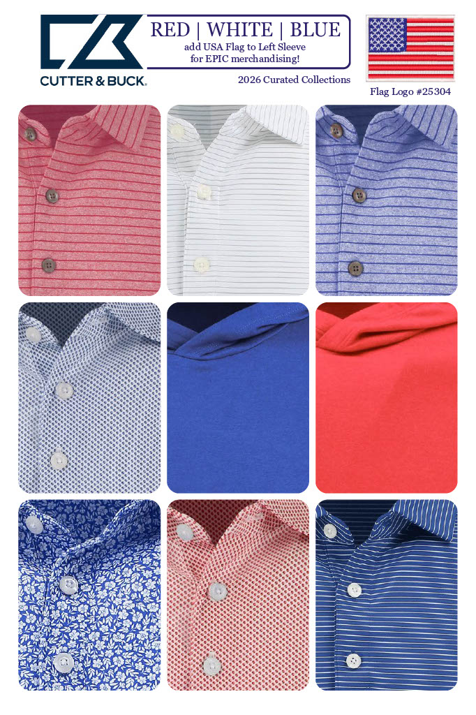 2026 Curated Collections Red White Blue